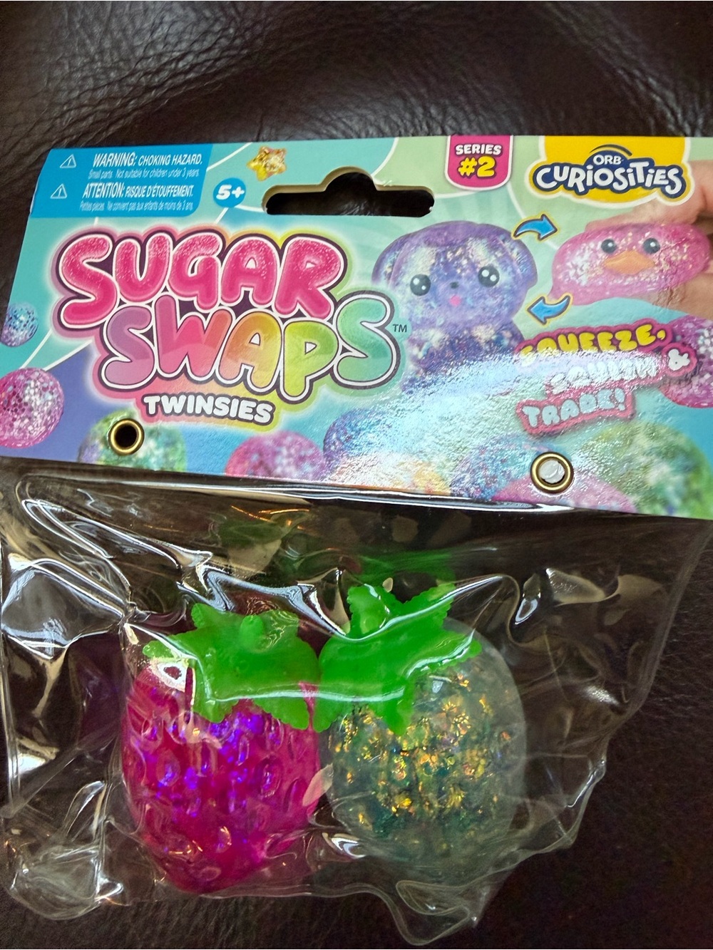 Sugar Swaps Twinsies Kids Toy - Green & Pink strawberries